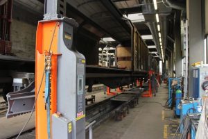 Finkbeiner columnas elevadoras moviles para Ferrocarril EHB907-e
