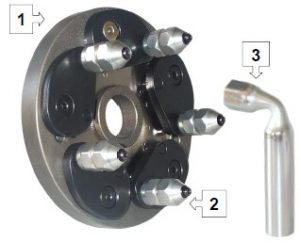 Brida para llantas ciegas FRU
