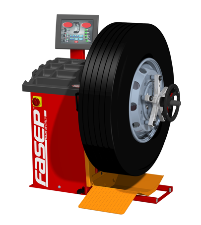 Equilibradora de ruedas de camión B350 Titan