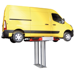 Elevador de piston TwinRam 55 1500 con brazos