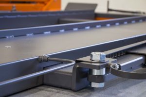 Detalle de plataforma para elevador móvil