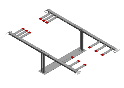 Elevador de piston con puente essmann TwinRam35 AE_2300