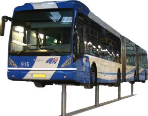 HVV elevador de 4 pistones para vehículos industriales